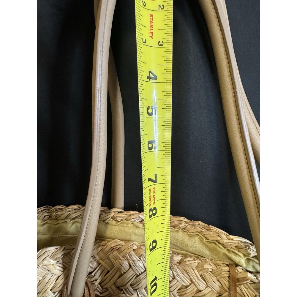 NWT BAY SKY Vegan Huge Beach Bag- Faux Leather Fringe Cowrie Shells Zip Close - Picture 10 of 10